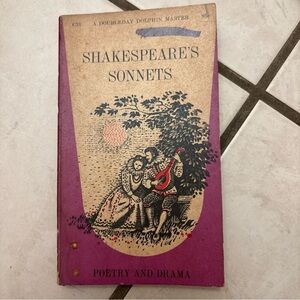 Shakespeare’s Sonnets Poetry and Drama,  Dolphin Master c33 edition Rare